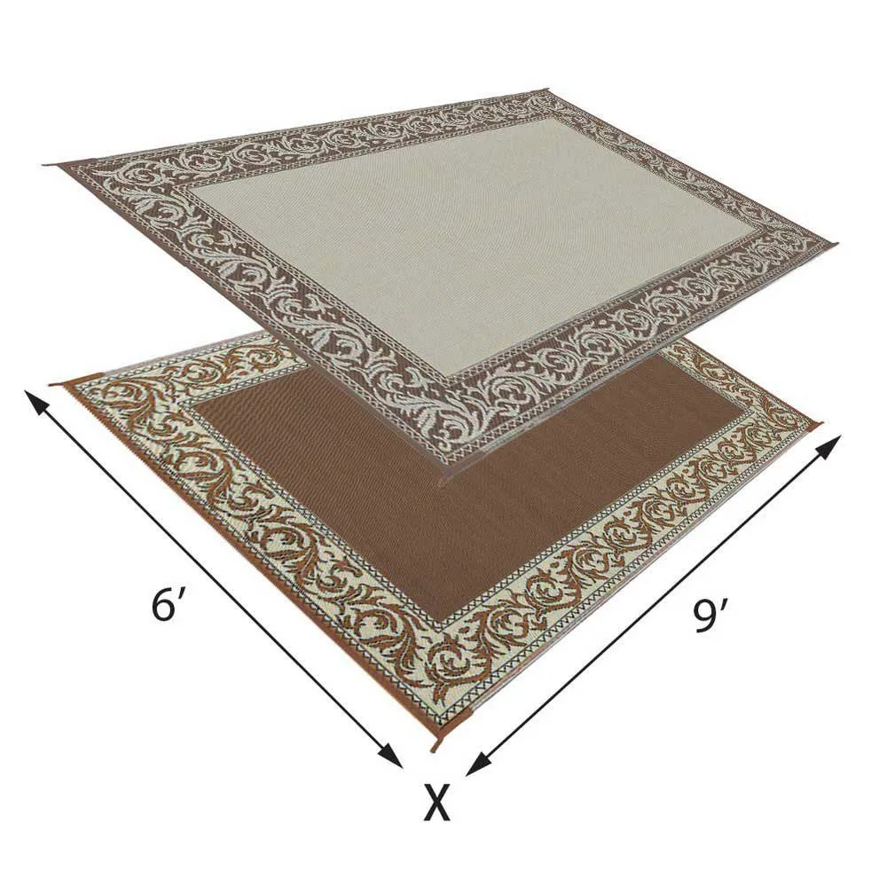 Stylish Camping Rd7 Matta, Brown / beige, 1.82 x 2.74m