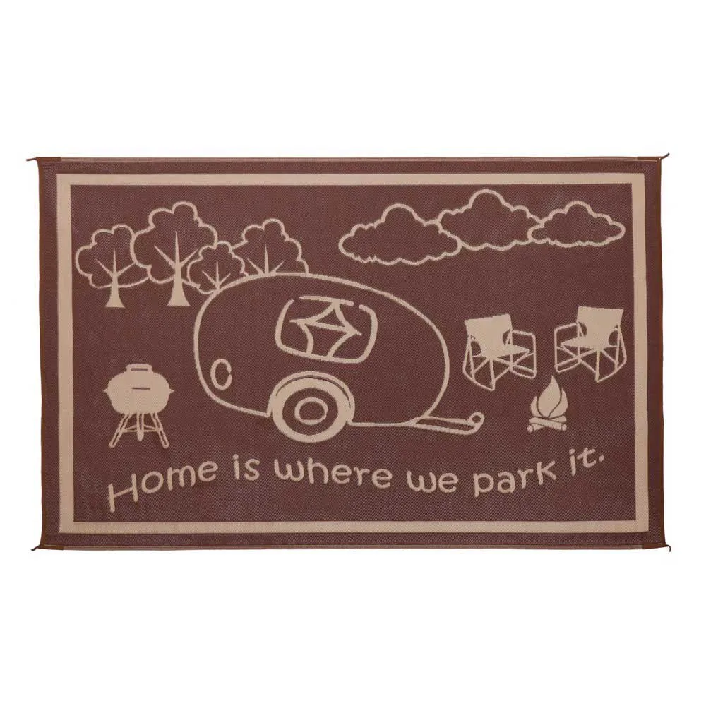 Stylish Camping Reversible Home Matta