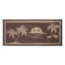 Stylish Camping Tropical Oasis Matta, Brown / beige, 2.43 x 5.48m