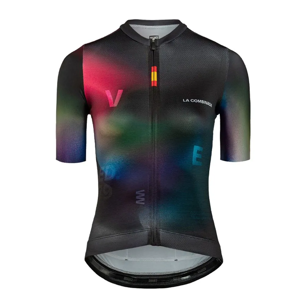 Suarez Combinada Vuelta España 2024 Korta ärmar Cykeltröja, Multicolor
