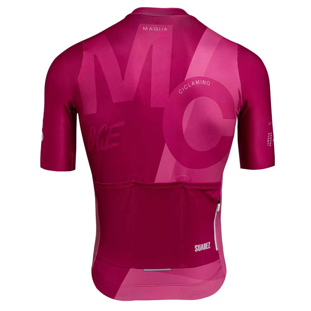 Suarez Giro D´italia 2024 Korta ärmar Cykeltröja