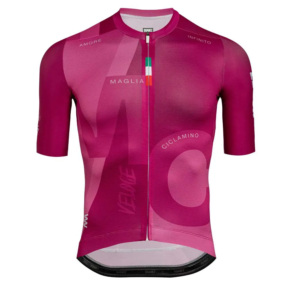 Suarez Giro D´italia 2024 Korta ärmar Cykeltröja