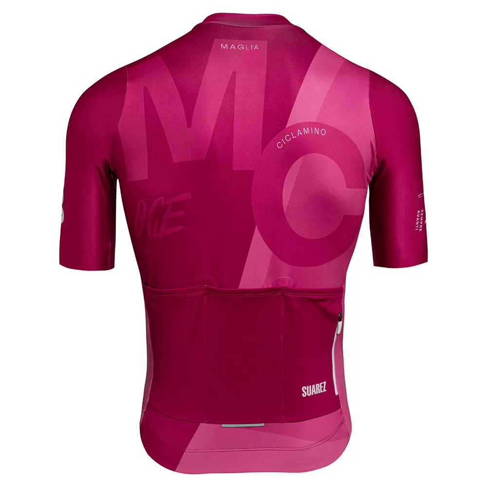 Suarez Giro D´italia 2025 Korta ärmar Cykeltröja