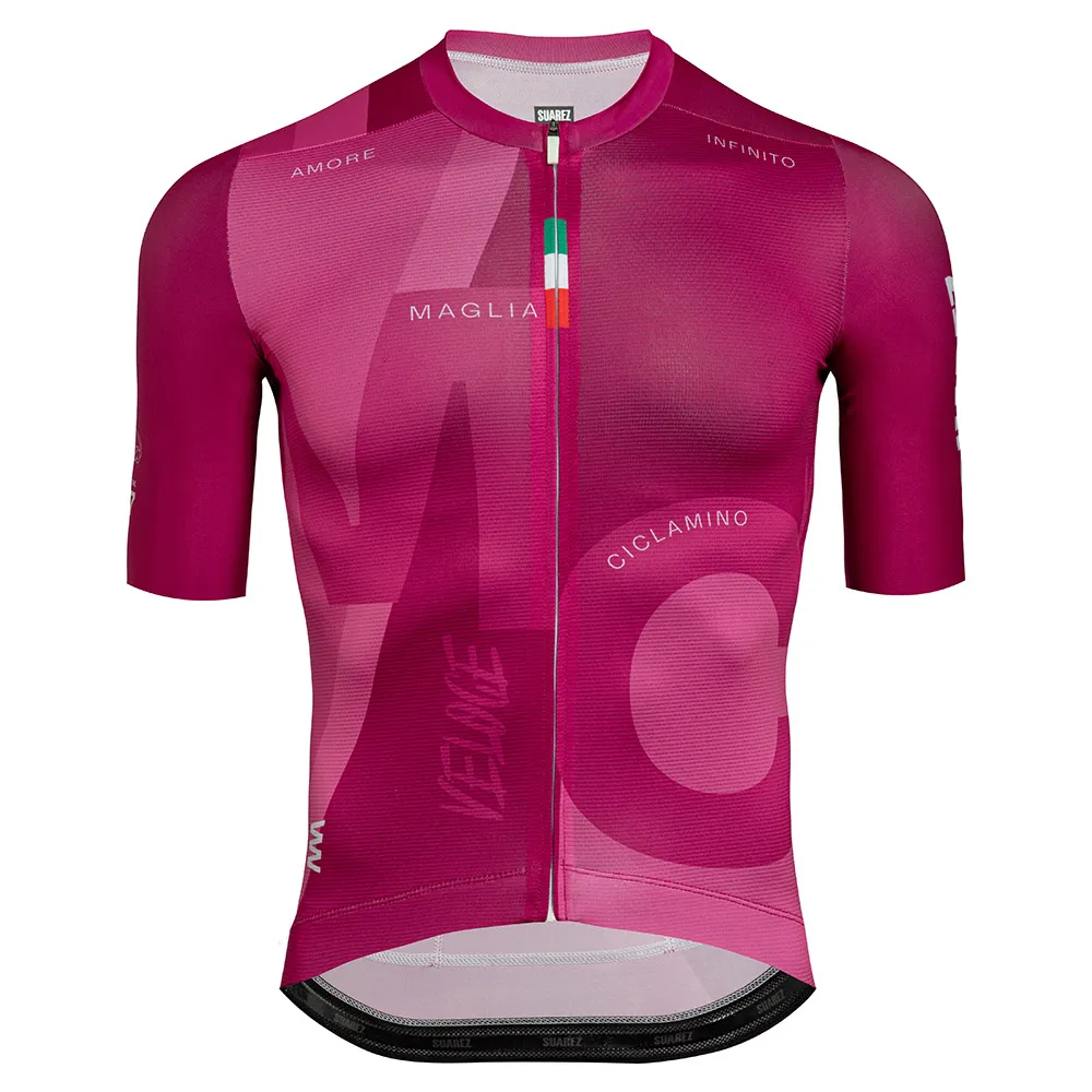 Suarez Giro D´italia 2025 Korta ärmar Cykeltröja