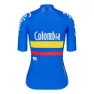 Suarez Performance Colombia Federation 2.0 2021 Korta ärmar Cykeltröja, Blue