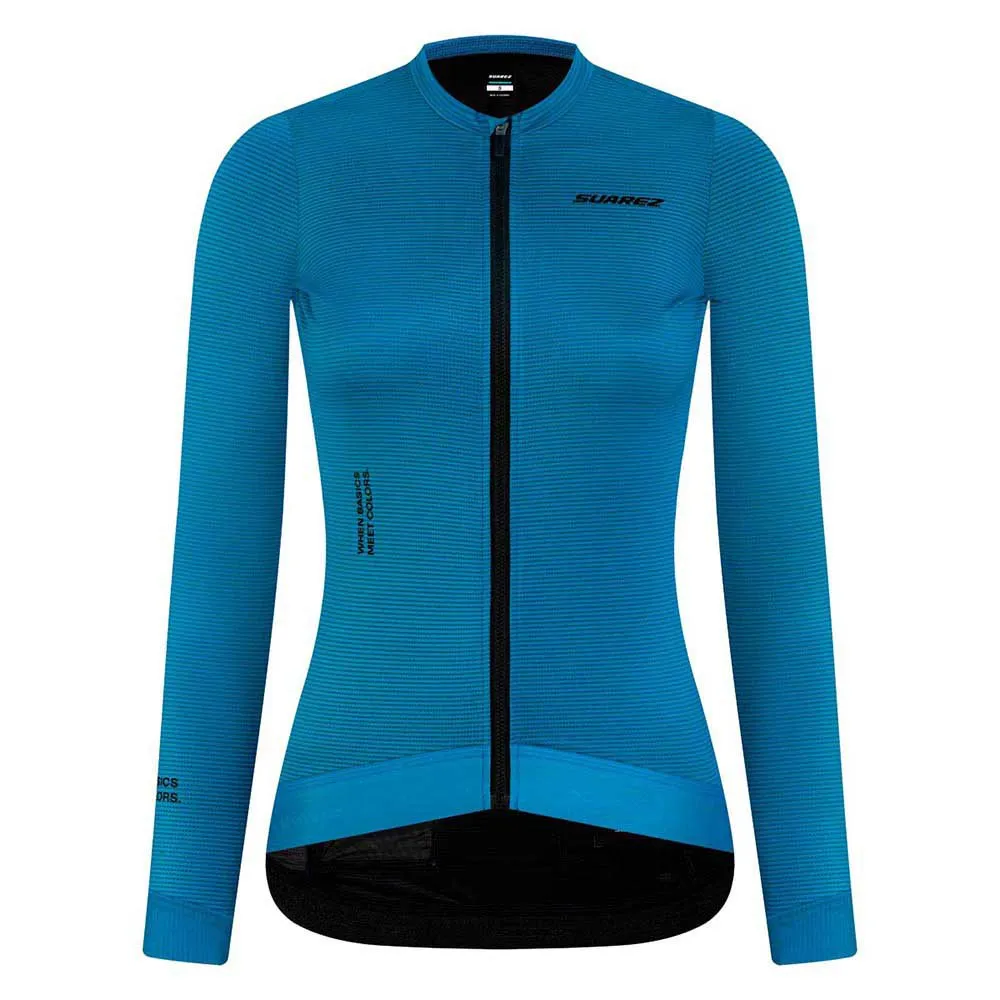 Suarez Performance Rapid Långärmad Trikå, Steel blue, M