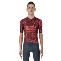 Suarez Vuelta España 2025 Korta ärmar Cykeltröja Suarez Vuelta España 2025 Korta ärmar Cykeltröja