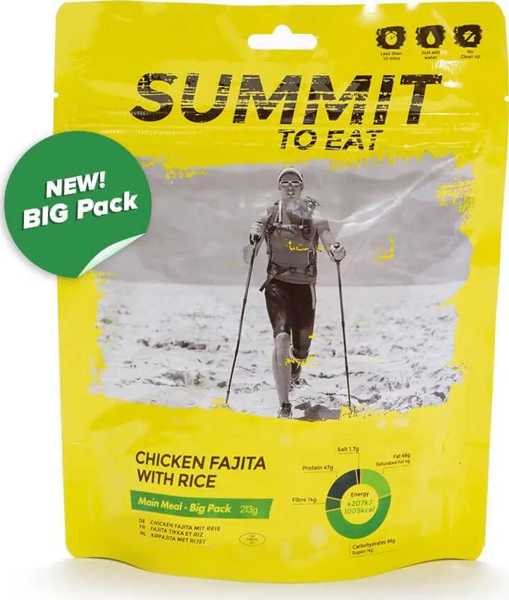 Summit To Eat Chicken Fajita With Rice - Big Pack, One Size
