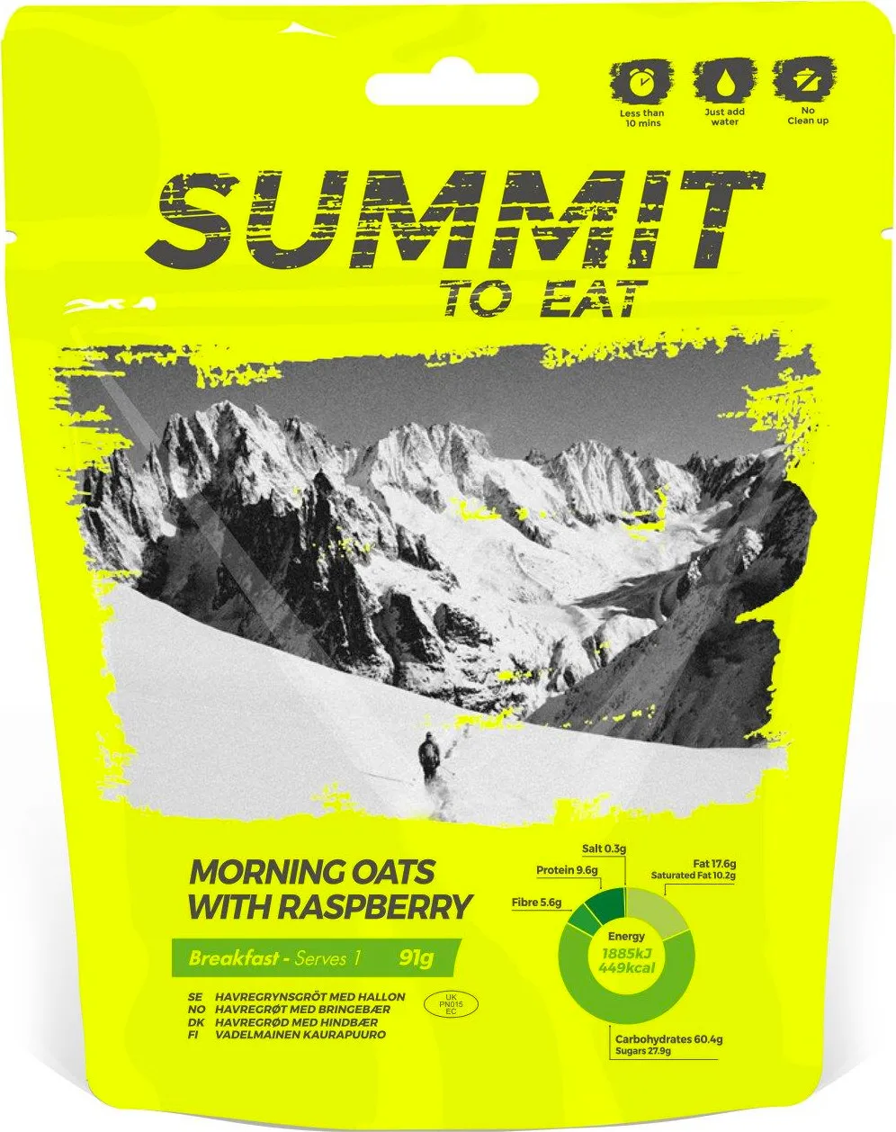 Summit To Eat Morning Oats, 1-SERVE, One Size