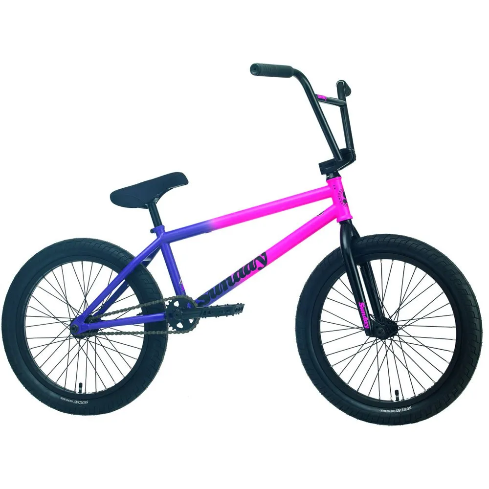 Sunday Street Sweeper Seeley Signature 20.75 Tt 2022 Bmx Cykel, Pink / purple fade, One Size, EU Plug 220V