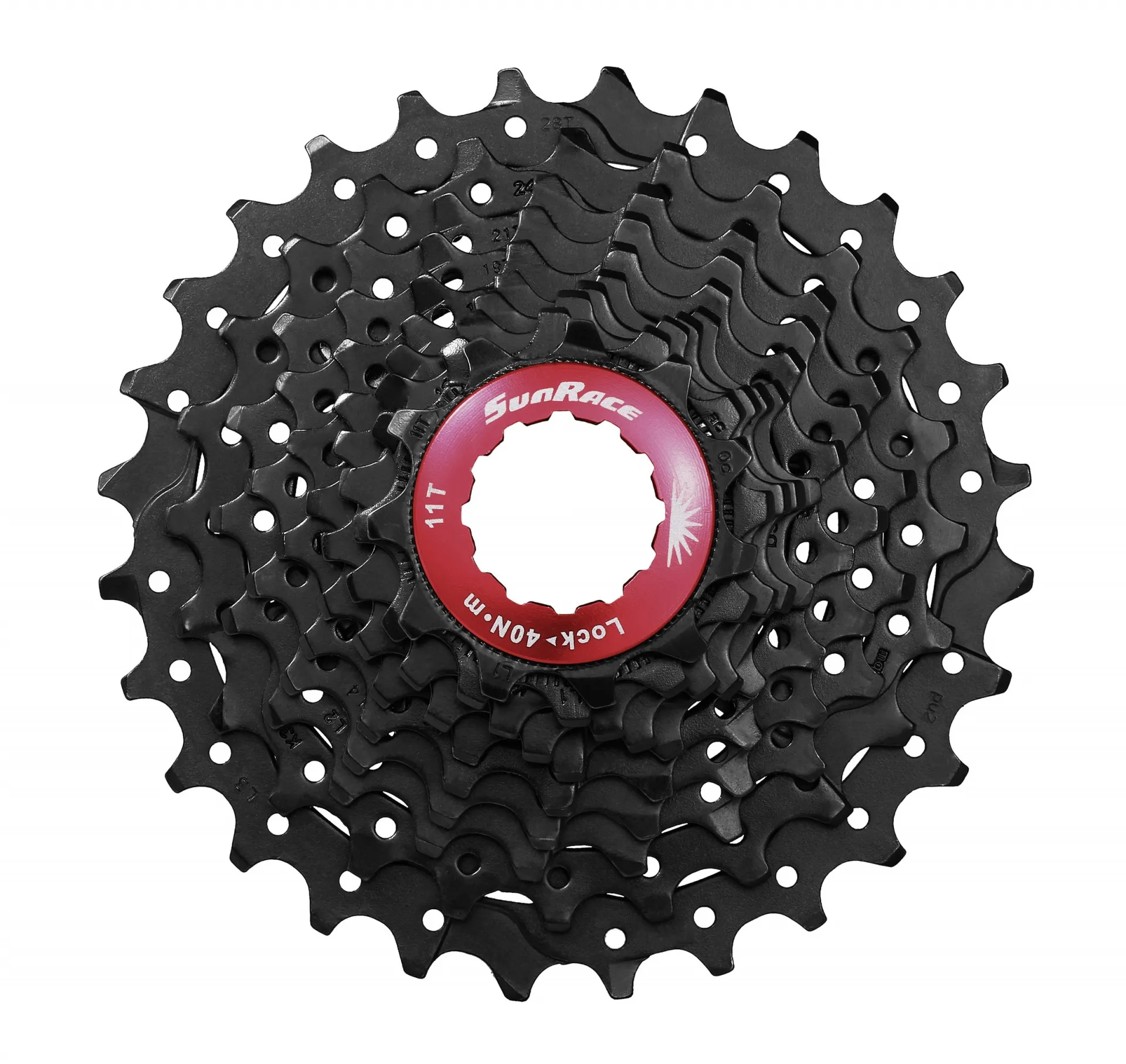 SunRace 10 Speed Kassette 11-25 Svart