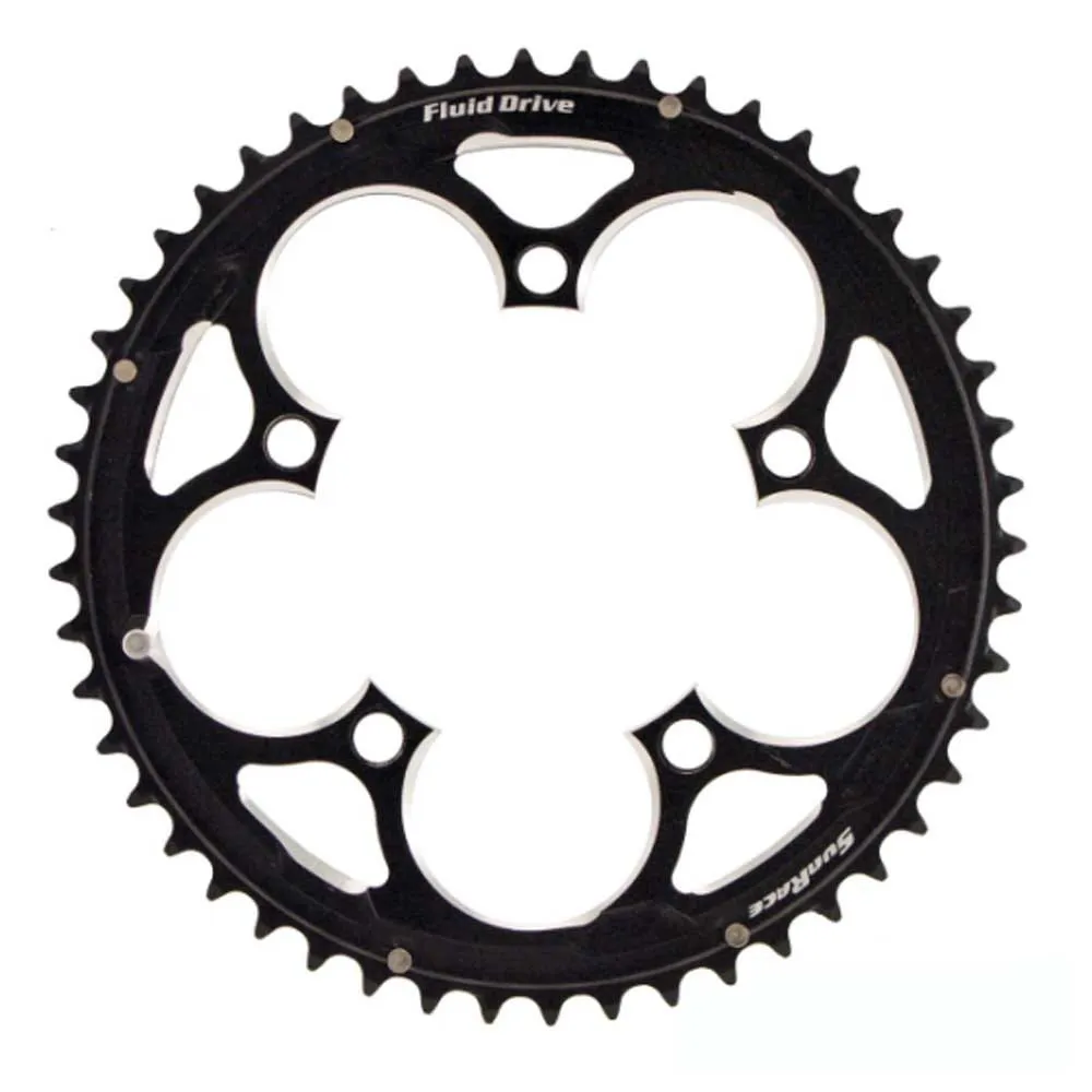 SunRace 7075 5b 110 Bcd Kedjehjul, Black, 50t