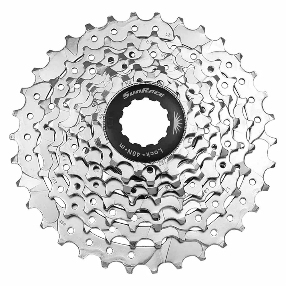 SunRace Csm66 Kassett, Silver, 8s, 11-34t SunRace Csm66 Kassett, Silver, 8s, 11-34t