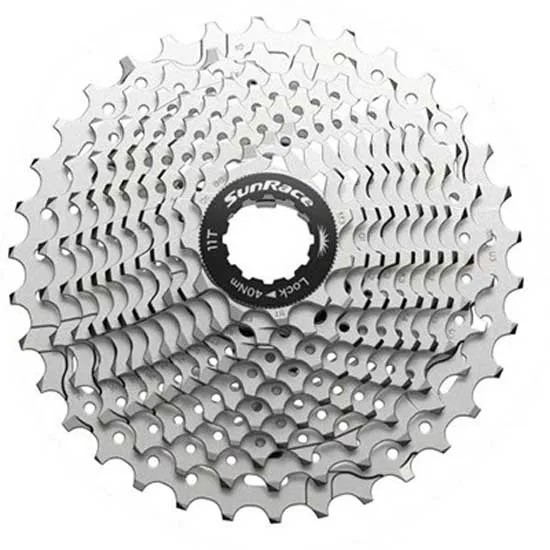 SunRace Csrx11 Eav Shimano/sram Hg Kassett, Silver, 11s, 11-34t