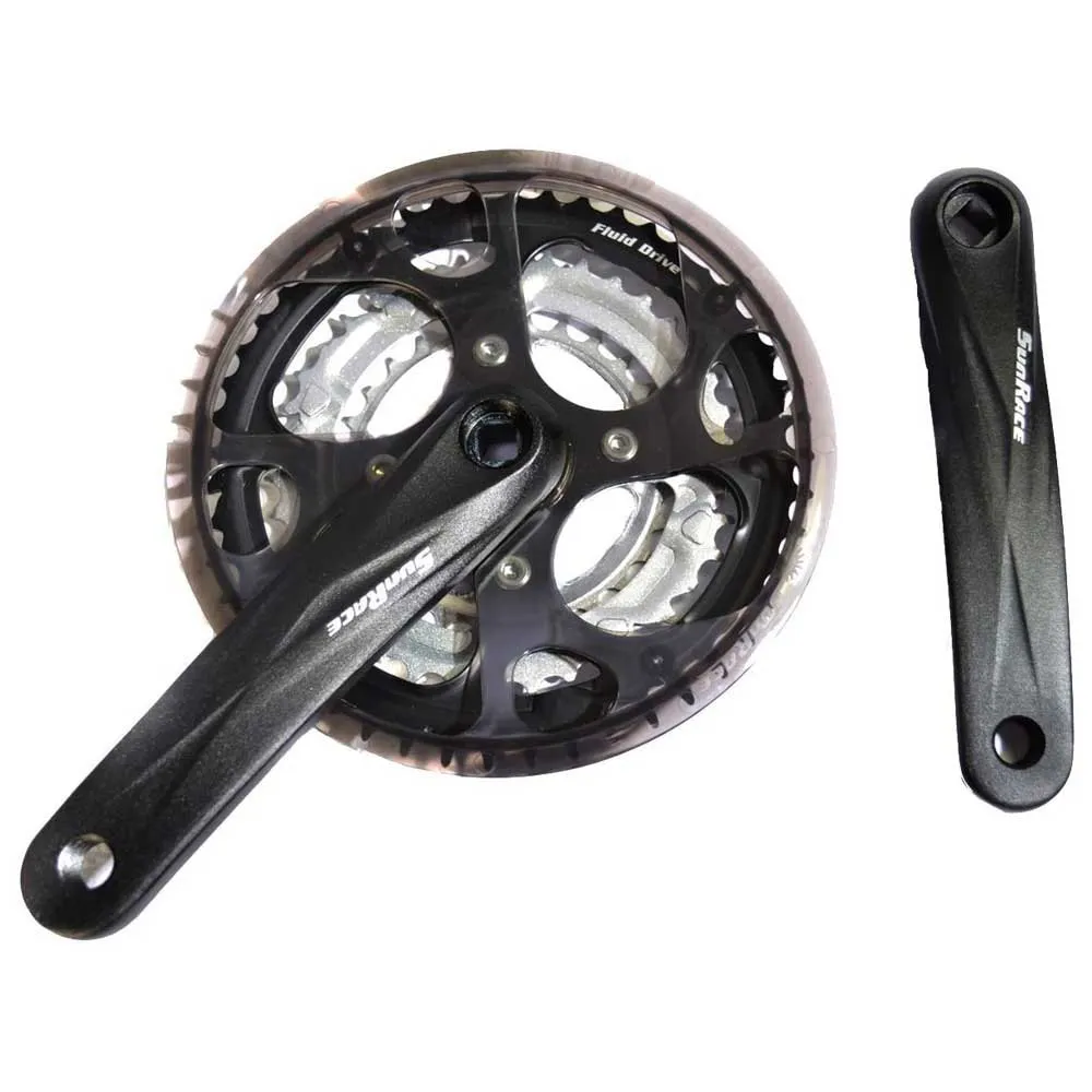 SunRace Fcm300 Vevparti, Black, 170mm, 48/38-28t