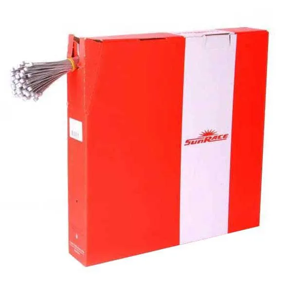 SunRace Icbsg Bromskabel 100 Enheter, Red / white, 1.5 x 2050mm