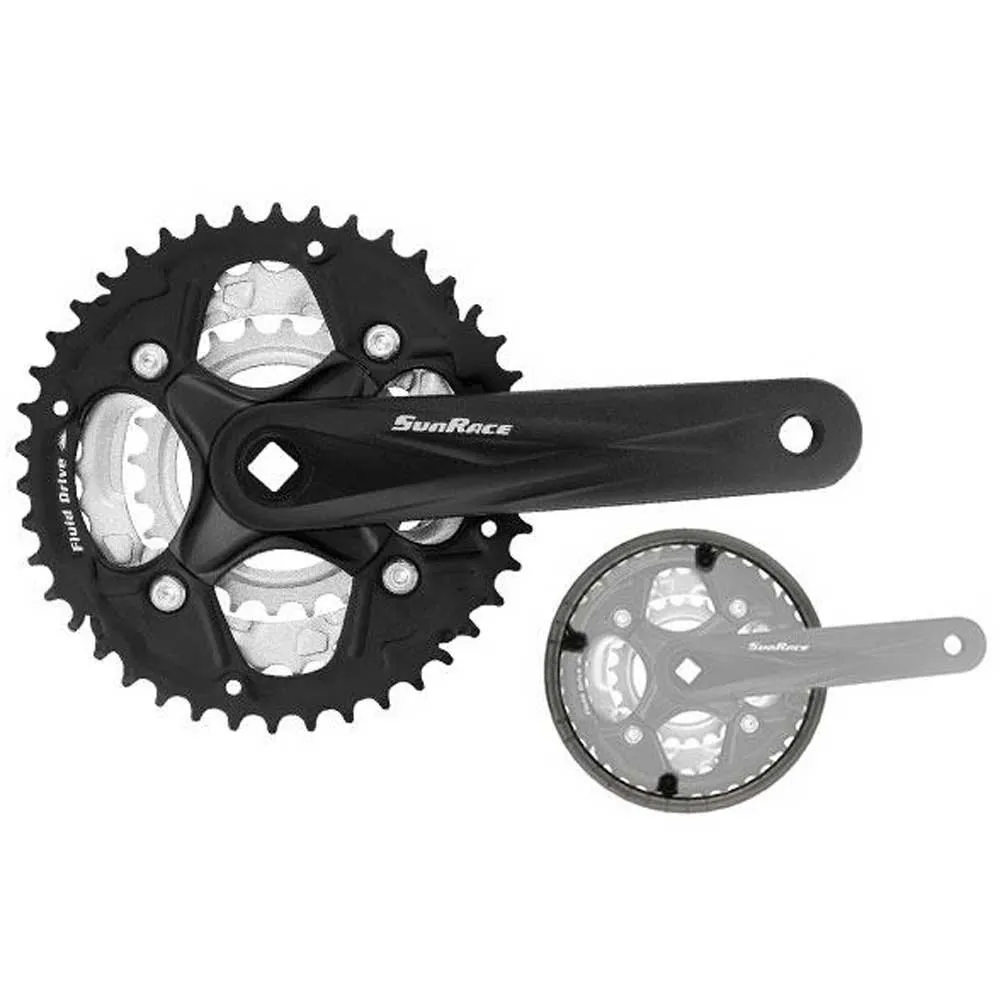 SunRace M500 Vevparti, Black, 170mm, 42/34-24t