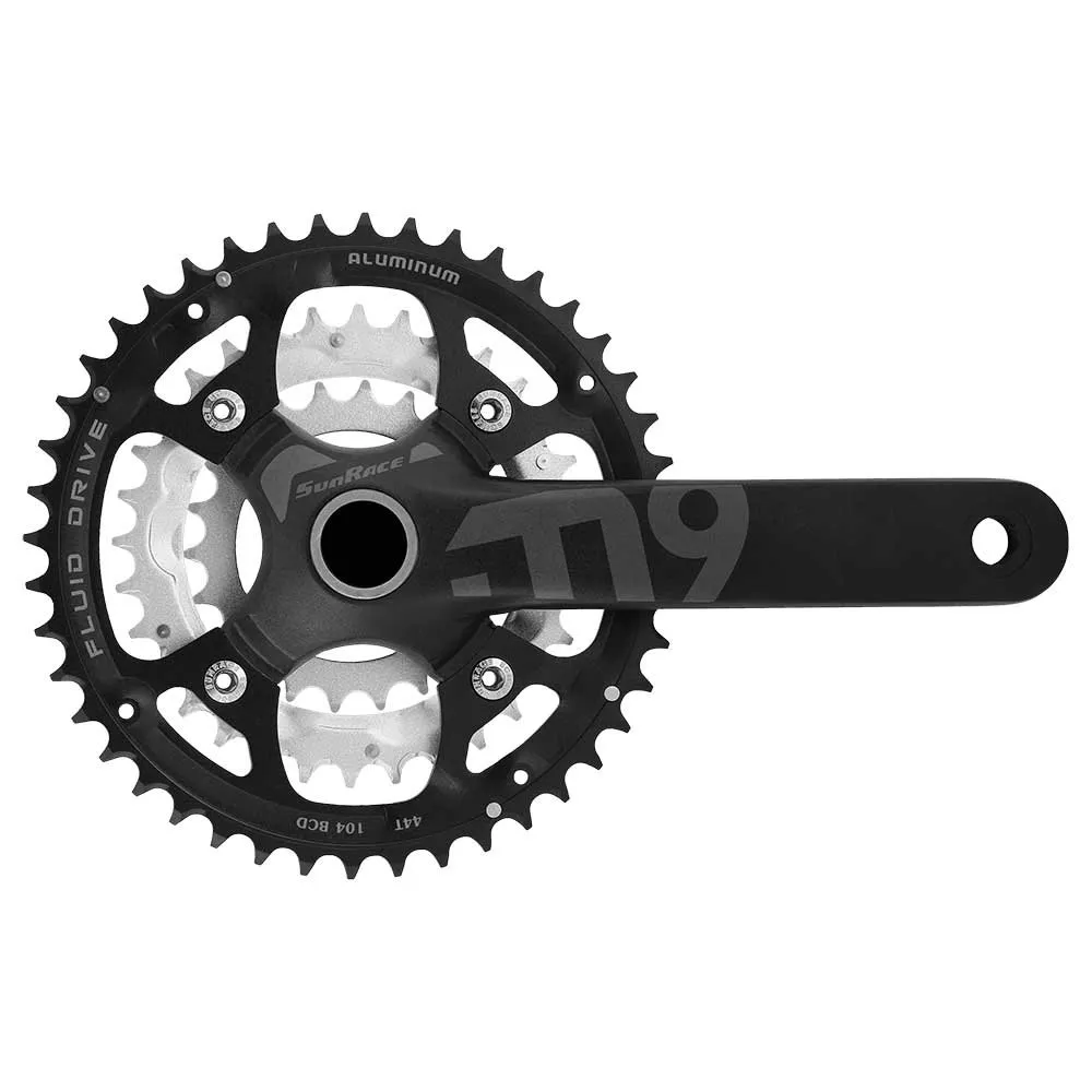 SunRace M9 Vevparti, Black, 175mm, 44/32-22t