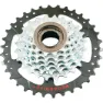 SunRace Megarange Kassett, Chrome / black, 7s, 13-34t