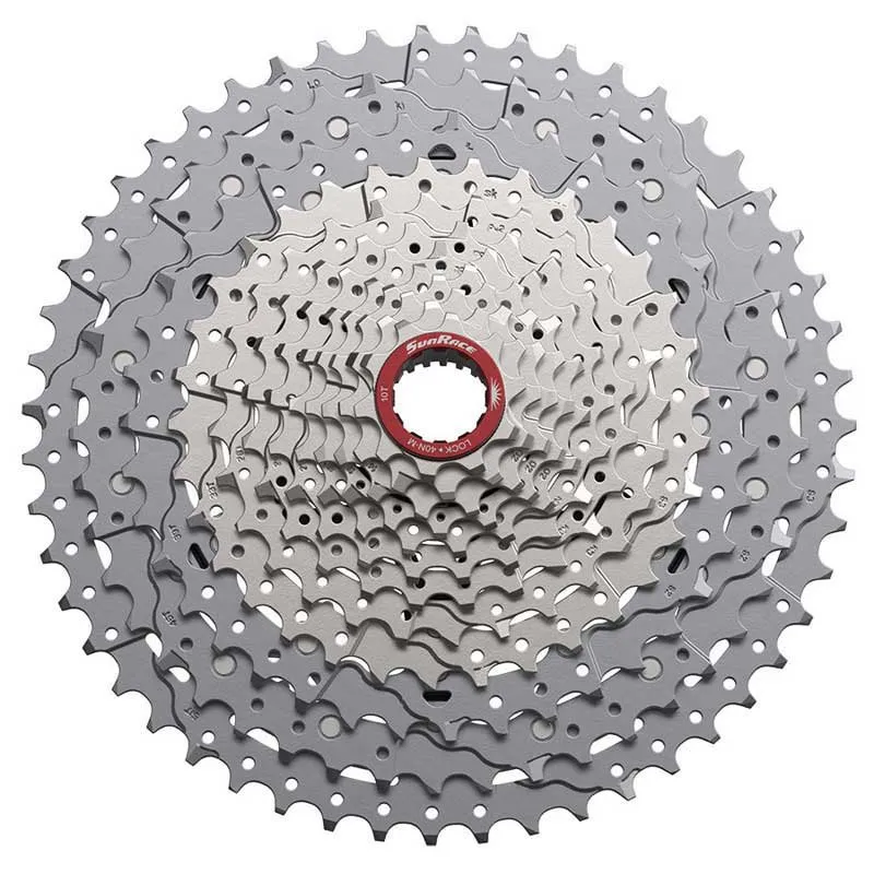 SunRace Microspline Mz Kassett, Silver, 12s, 10-51t
