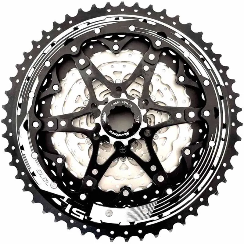 SunRace Mz603 Shimano Kassett, Silver / black, 12s, 11-51t