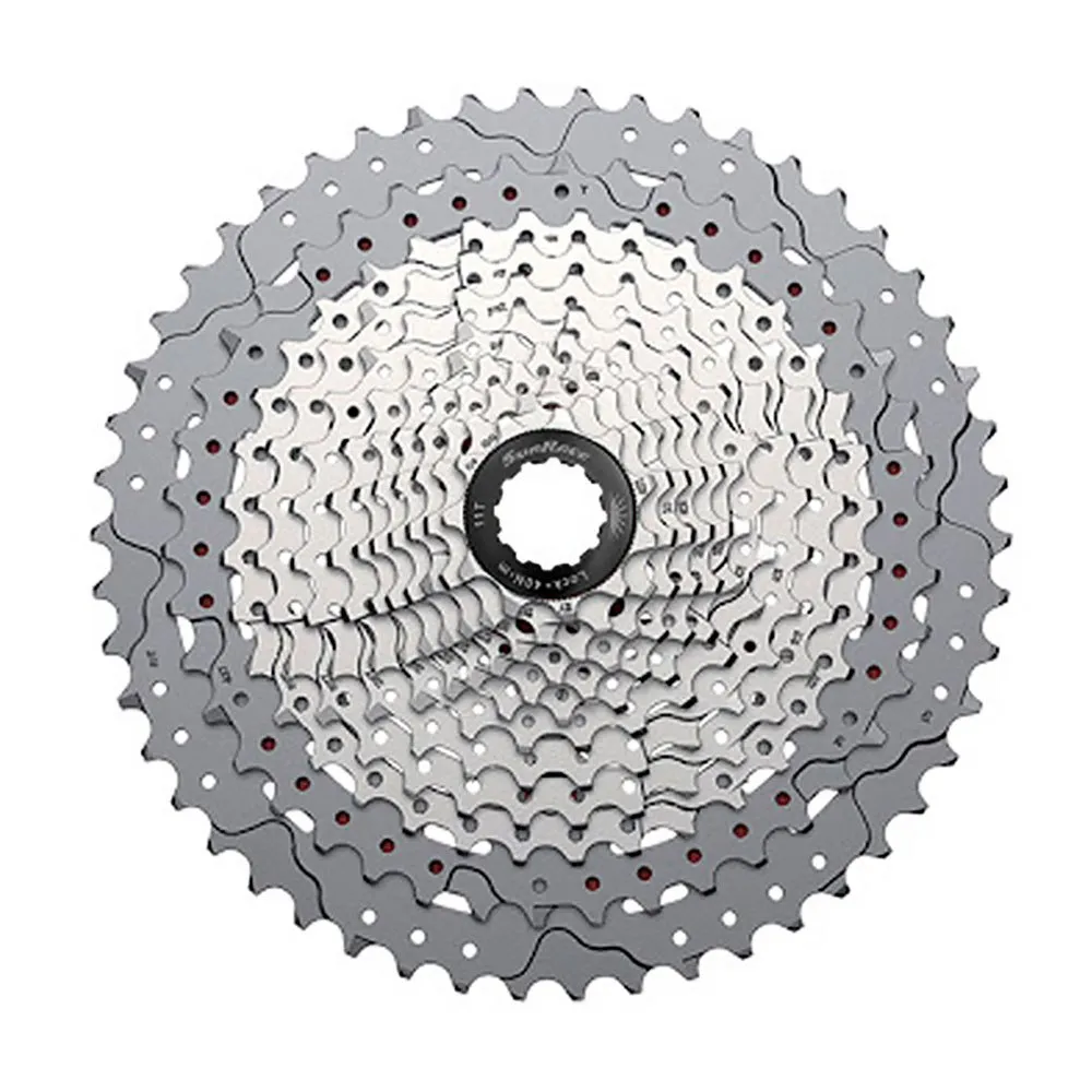 SunRace Mz80 Kassett, Silver, 12s, 11-50t