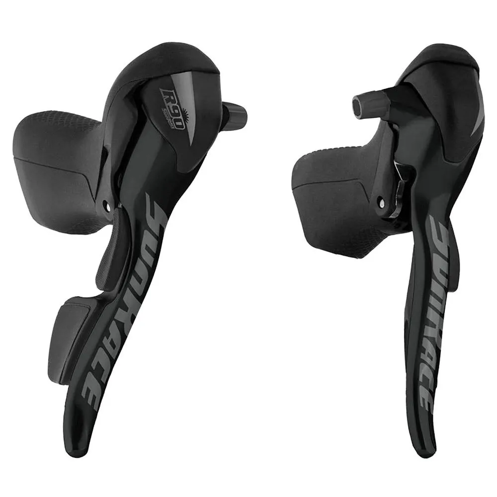 SunRace R91 Sti Bromsspak Med Växelreglage, Black / silver, One Size