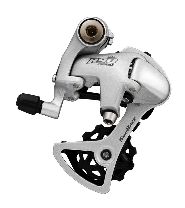 SunRace RDR91 SD 9 Speed Bakväxel, Silver / black, 8-9s, Max 28t