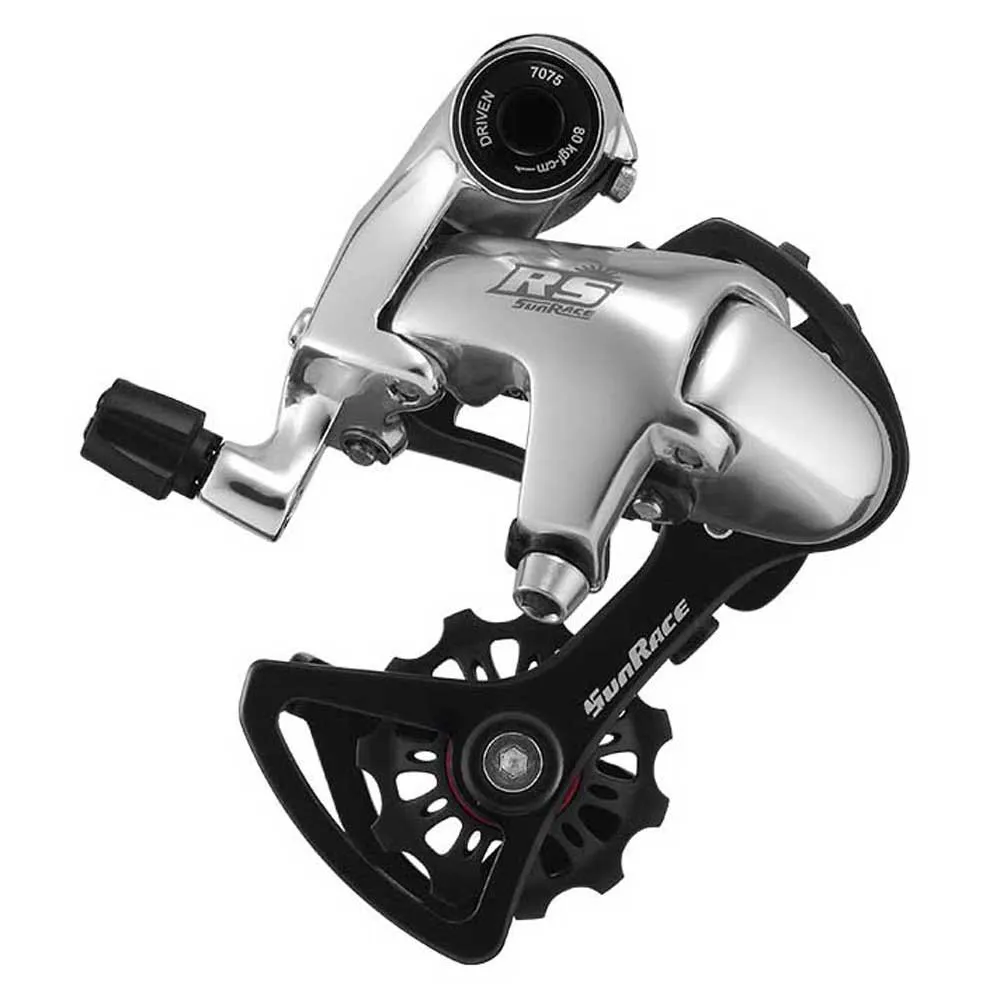 SunRace Rs2 Bakväxel, Silver / black, 10s, Max 28t