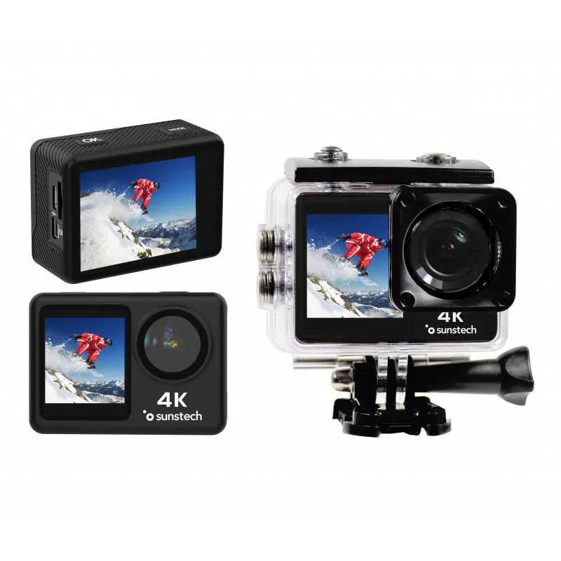 Sunstech Wifi 4k Actionkamera, Black, One Size Sunstech Wifi 4k Actionkamera, Black, One Size