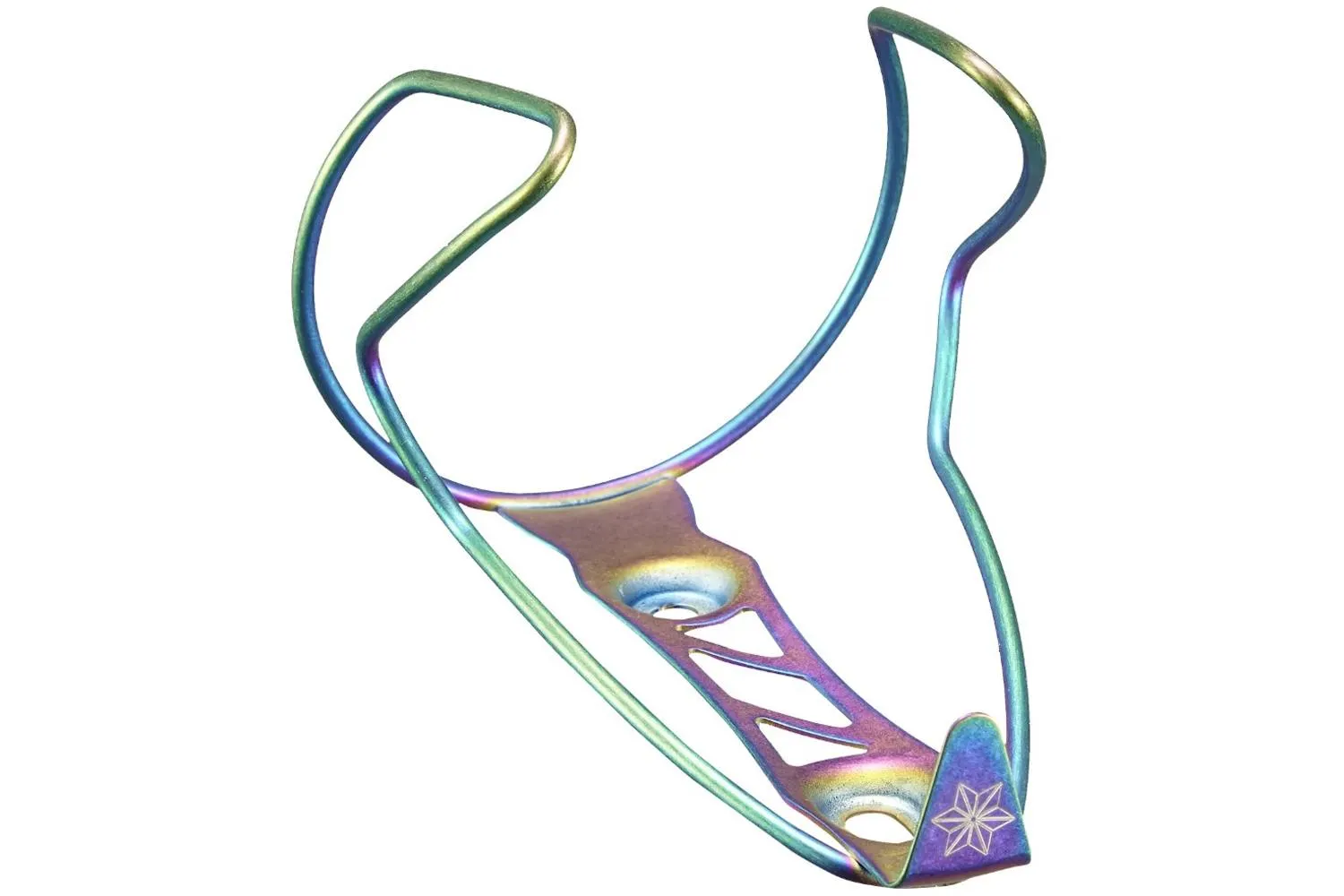 Supacaz TiFly Titanium Flaskhållare Oil Slick, Multifärgad
