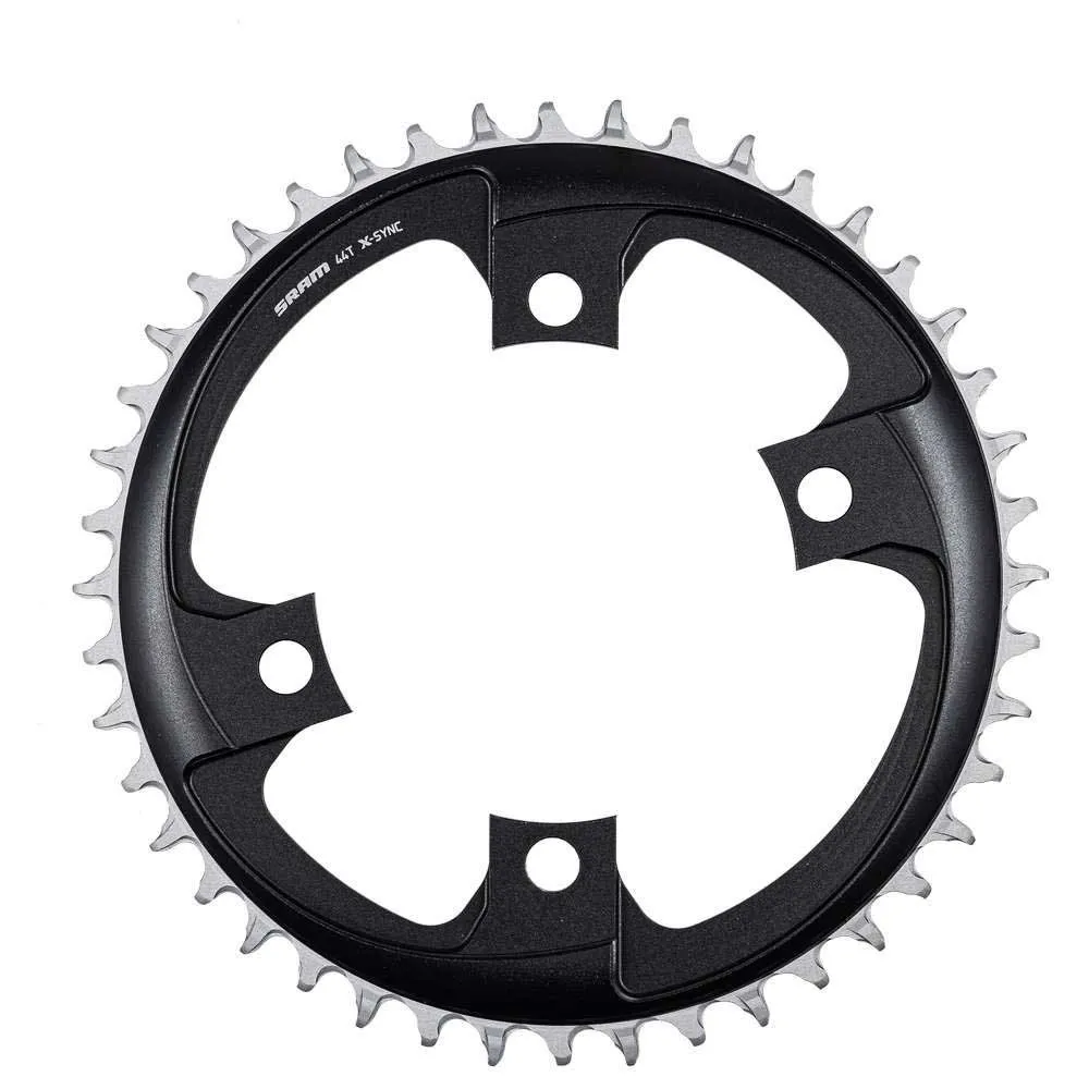 Supacaz Turbo X-sync 4b 107 Bcd Kedjehjul, Black, 44t