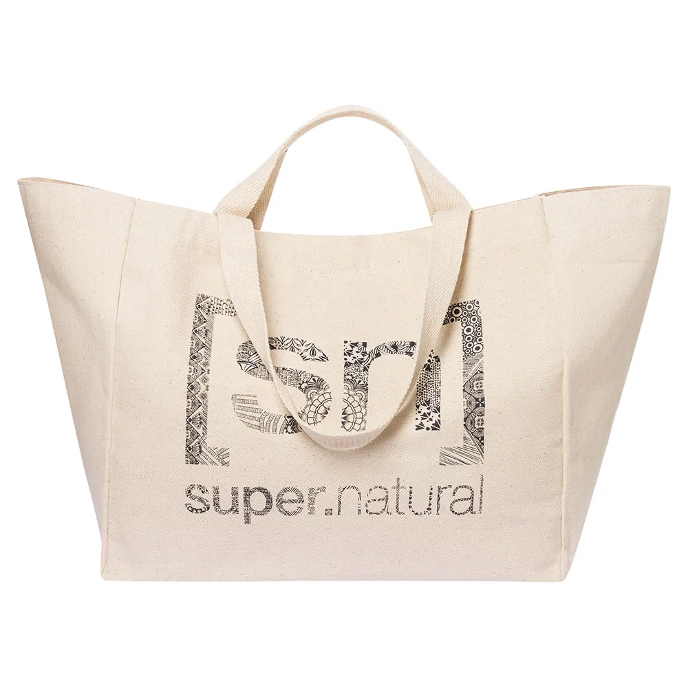super.natural Arabasque Logo Väska, Natural white