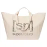 super.natural Arabasque Logo Väska, Natural white