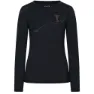super.natural Bergglück T-shirt Med Lång ärm, Jet black / copper