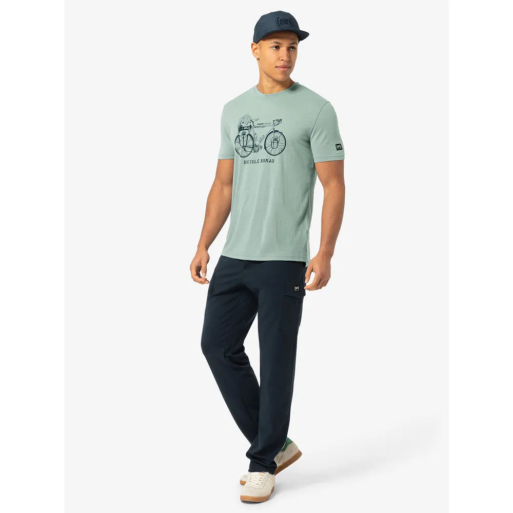 super.natural Bicycle Nmd T-shirt Med Korta ärmar, Chinois green / blueberry super.natural Bicycle Nmd T-shirt Med Korta ärmar, Chinois green / blueberry