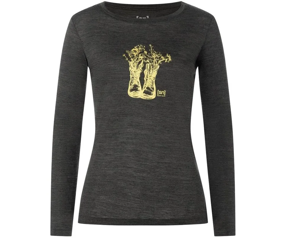 super.natural Blossom Boots LS Shirt Women super.natural Blossom Boots LS Shirt Women