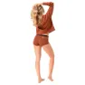 super.natural Flear Trosor, Horn brown / copper