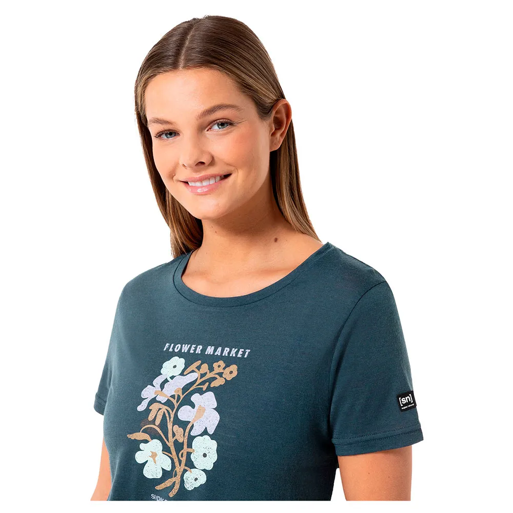 super.natural Flower Market T-shirt Med Korta ärmar super.natural Flower Market T-shirt Med Korta ärmar