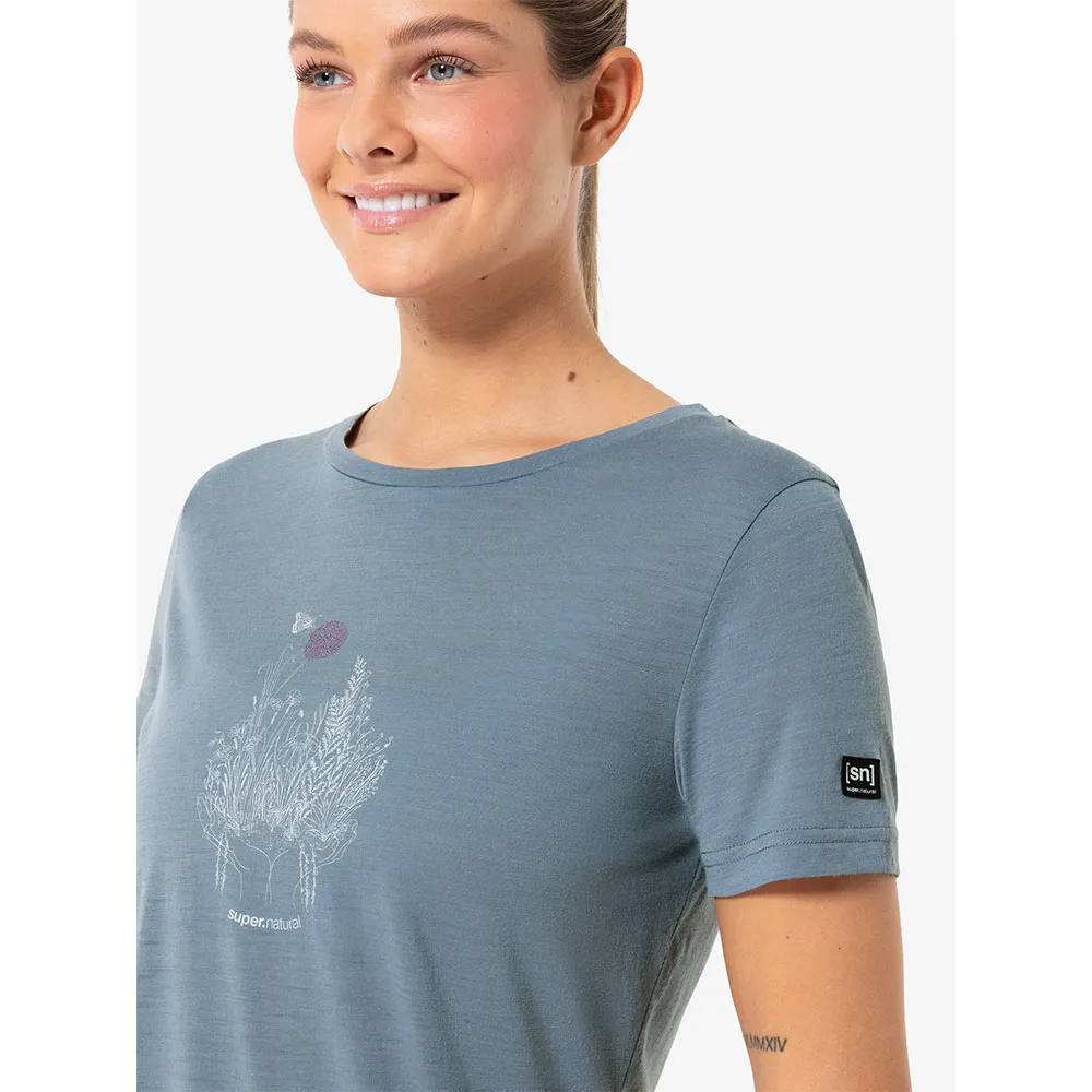 super.natural Flowerhands T-shirt Med Korta ärmar