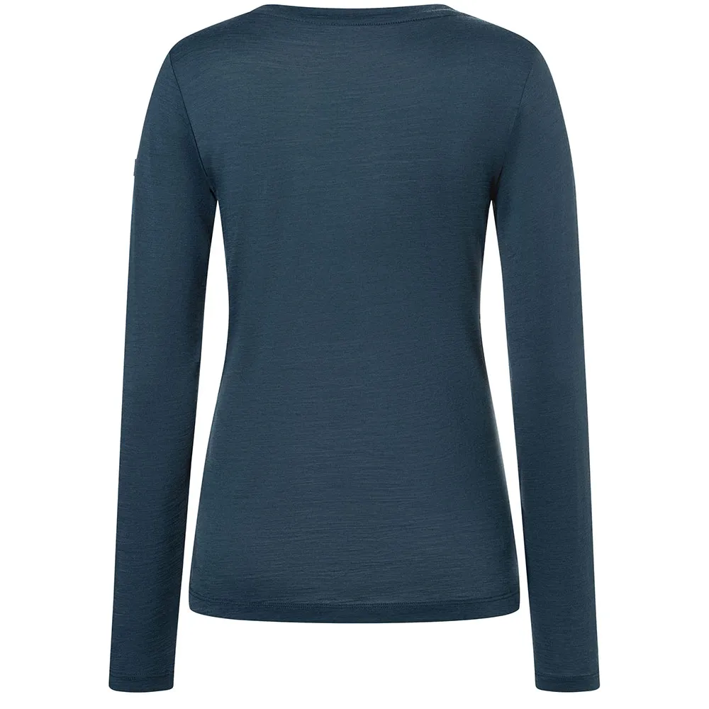 super.natural Gondola T-shirt Med Lång ärm, Blueberry / various super.natural Gondola T-shirt Med Lång ärm, Blueberry / various