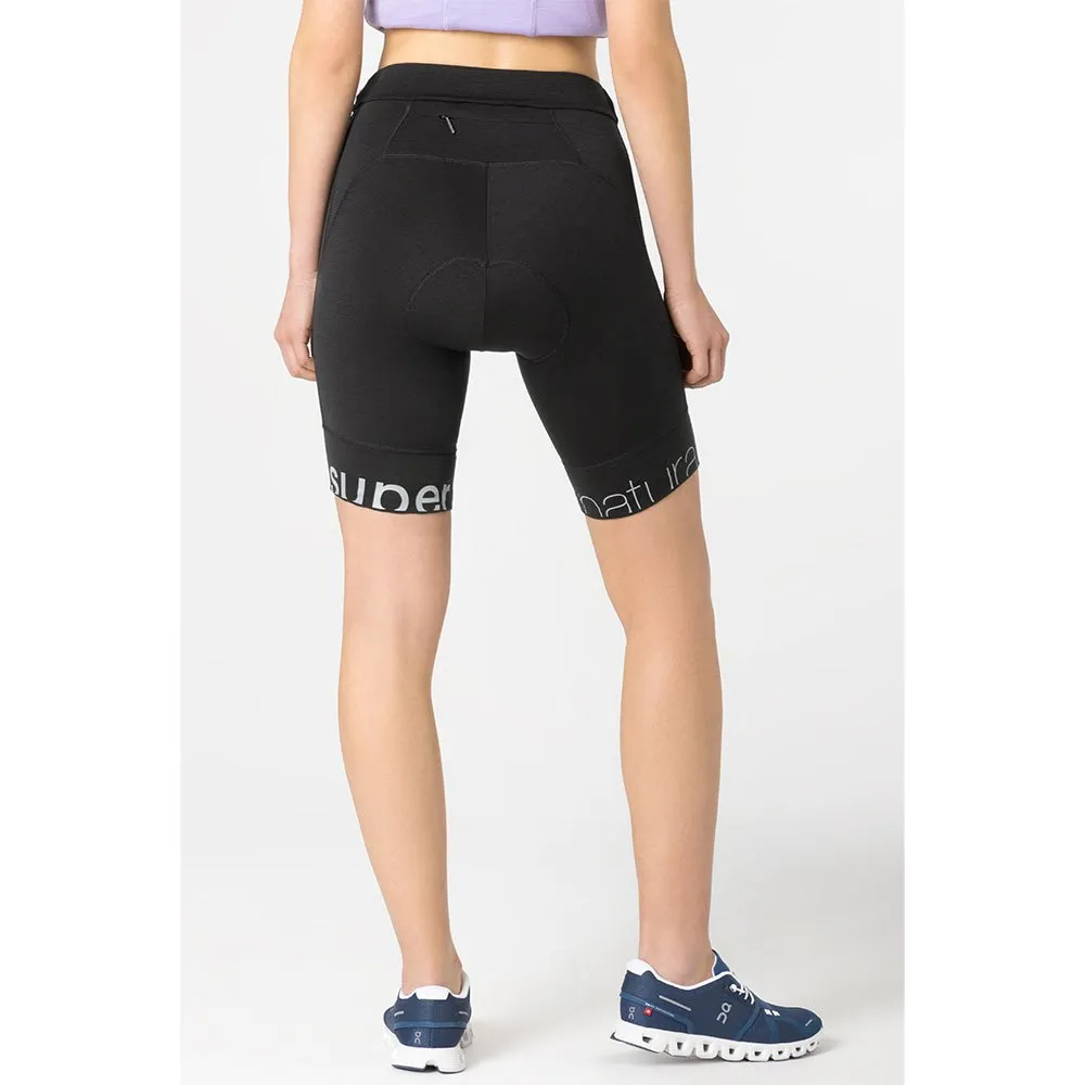 super.natural Grava Shorts, Jet black super.natural Grava Shorts, Jet black