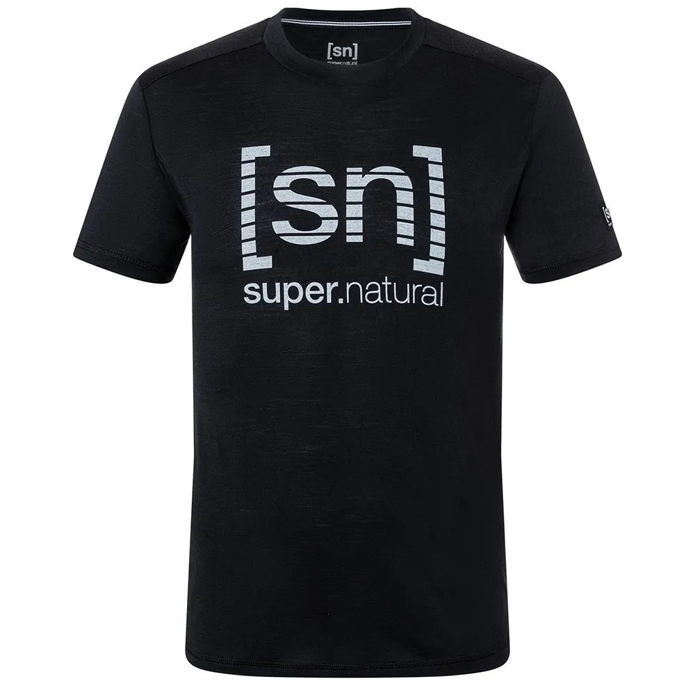 super.natural Grid Logo T-shirt Med Korta ärmar
