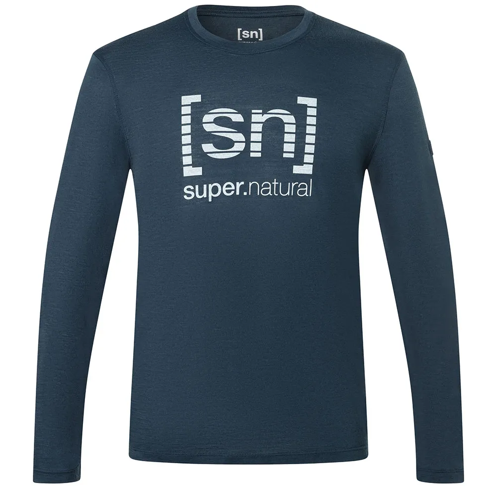 super.natural Grid Logo T-shirt Med Lång ärm super.natural Grid Logo T-shirt Med Lång ärm