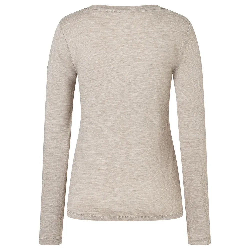 super.natural Hodgepodge T-shirt Med Lång ärm, Vintage khaki melange / various