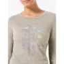 super.natural Hodgepodge T-shirt Med Lång ärm, Vintage khaki melange / various