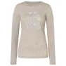 super.natural Hodgepodge T-shirt Med Lång ärm, Vintage khaki melange / various