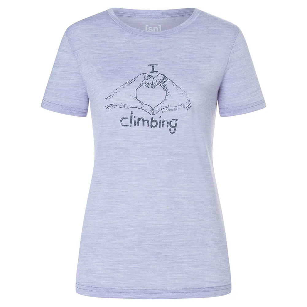 super.natural I Love Climbing T-shirt Med Korta ärmar super.natural I Love Climbing T-shirt Med Korta ärmar