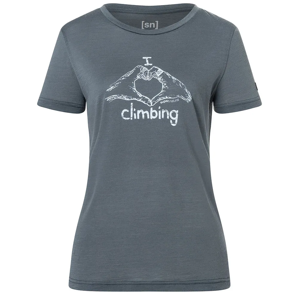 super.natural I Love Climbing T-shirt Med Korta ärmar