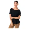 super.natural Isla T-shirt Med Korta ärmar, Jet black